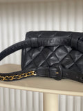 Vintage Quilted Belt Bag