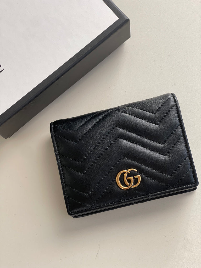 GG Marmont Card Case Wallet