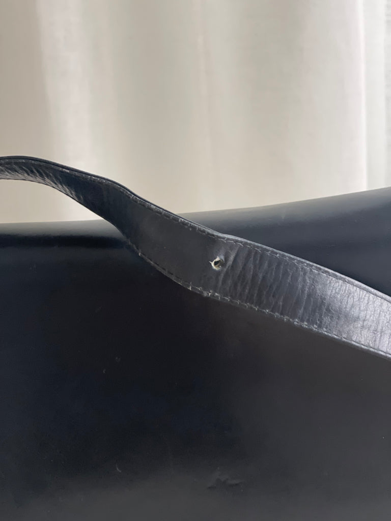 Vintage Leather Carriage Cross Body Bag