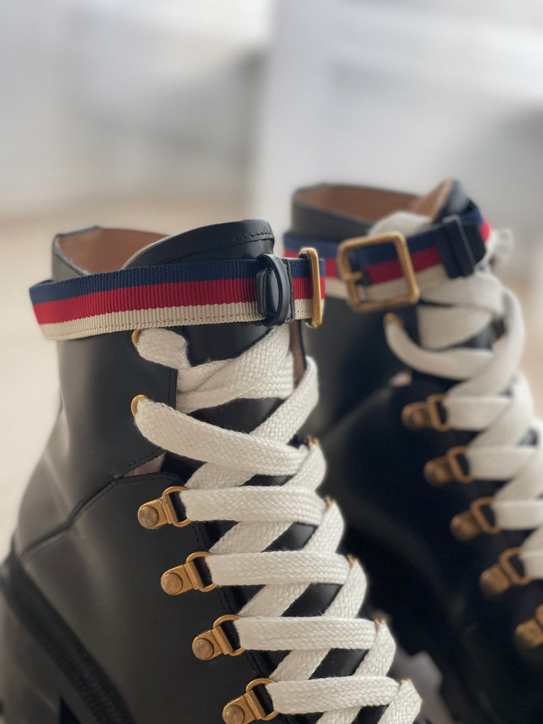 Gucci Sylvie Leather Boots