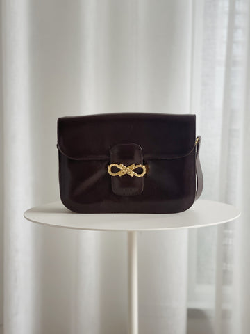 Vintage Leather Cross Body Bag