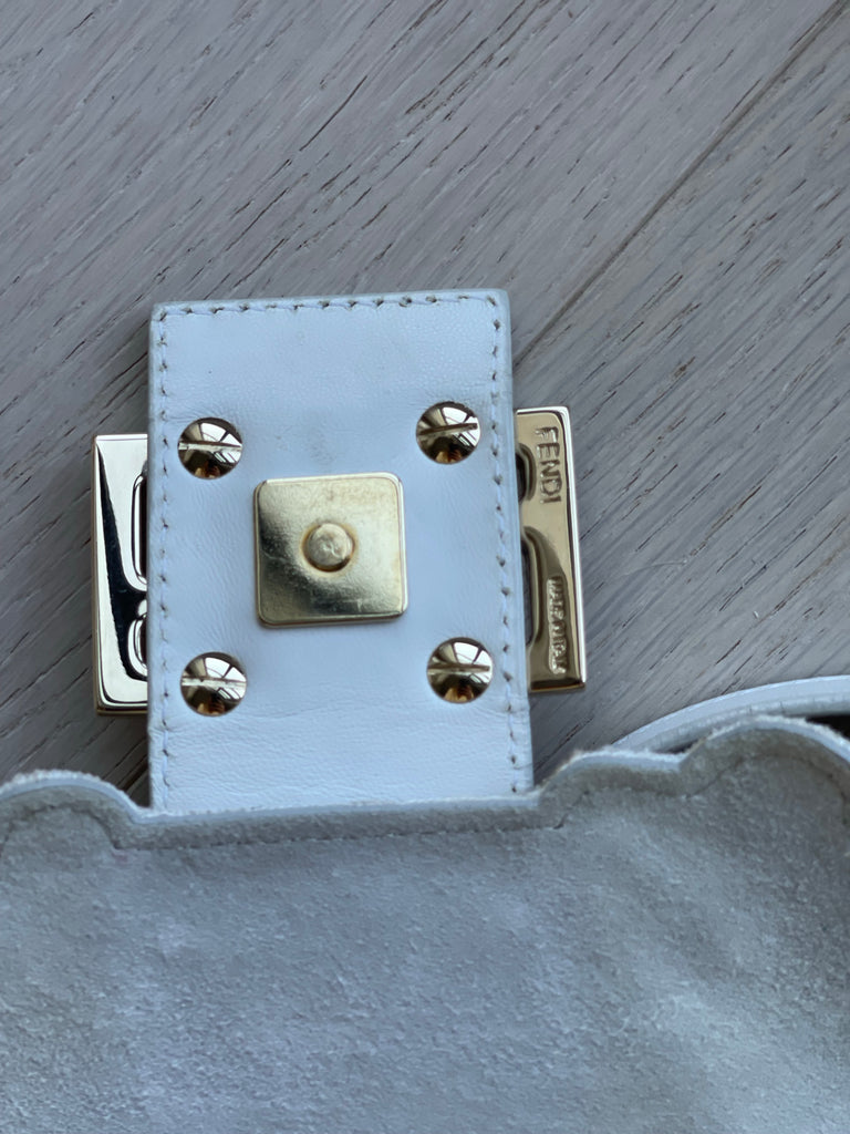 Vintage Embroidered Baguette Bag