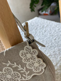 Vintage Embroidered Baguette Bag