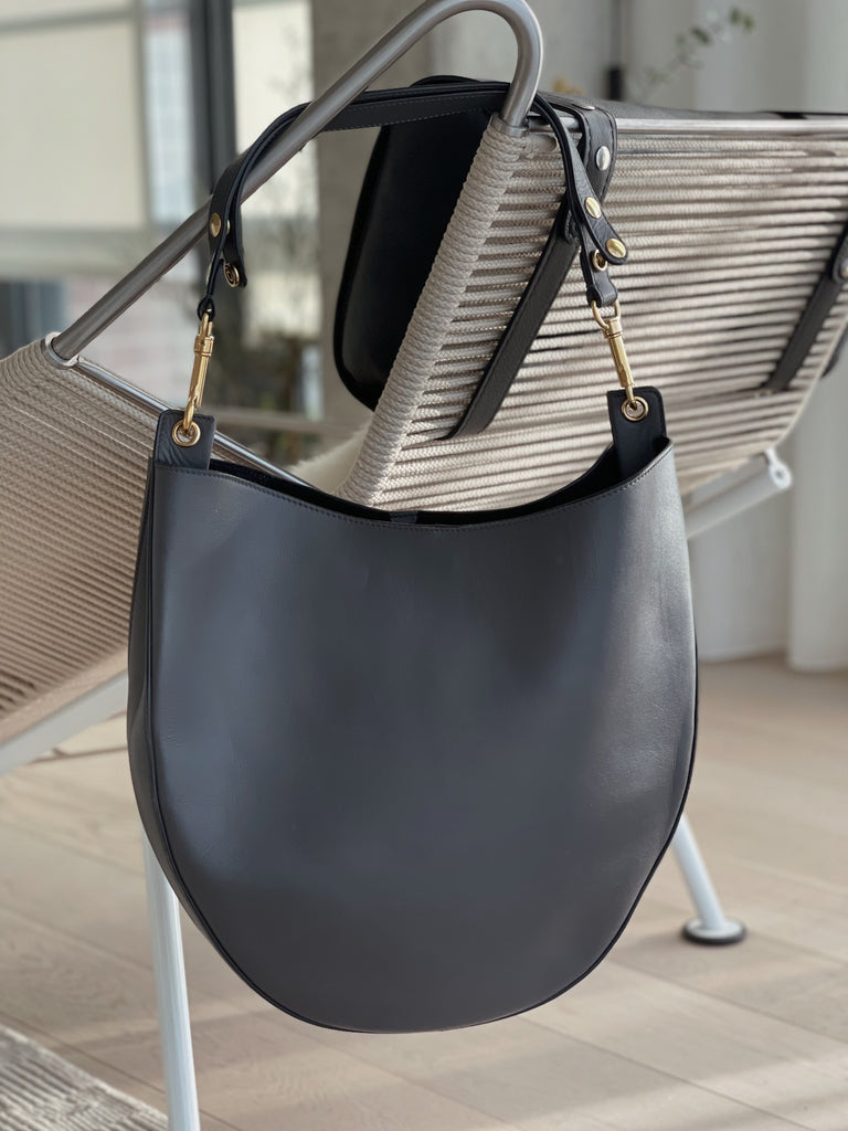 Leather Trotteur Hobo