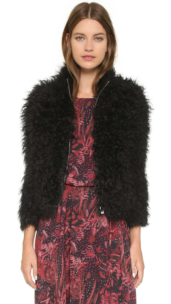 Iro Kald Lamb Fur Jacket