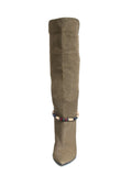 Isabel Marant Canvas Pointed-Toe Boots