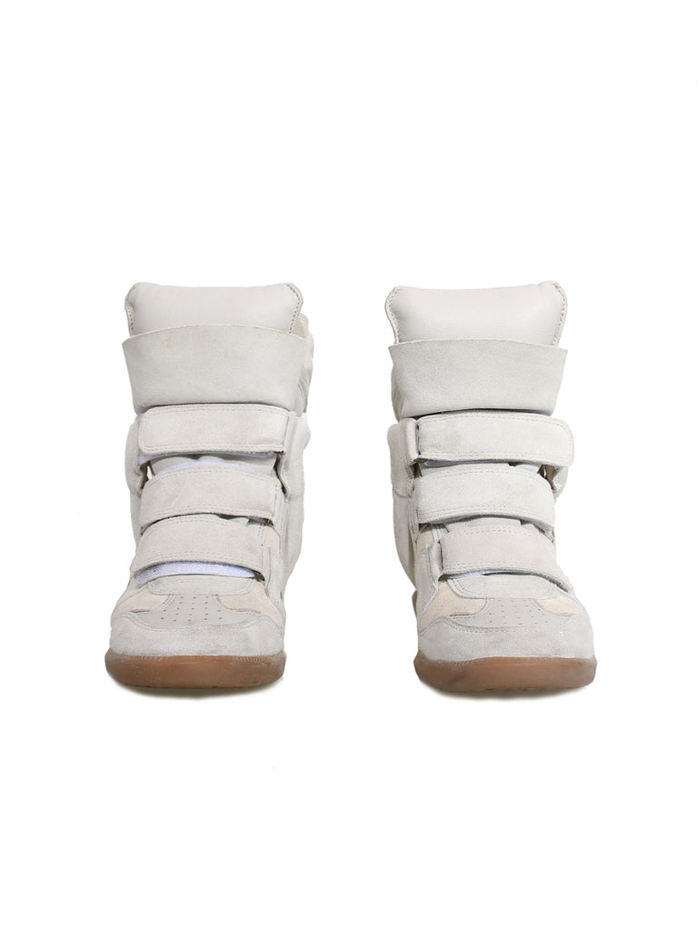 Isabel Marant Suede Bekett Wedge Sneakers