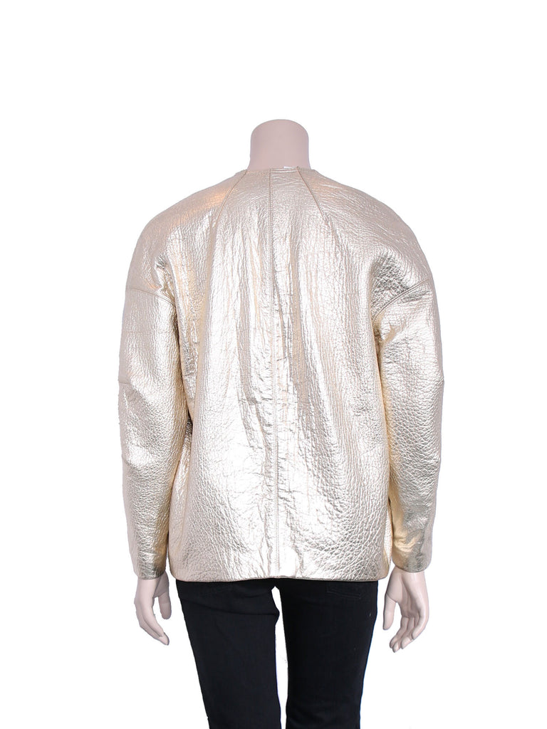 Isabel Marant Camelia Metallic Leather Jacket