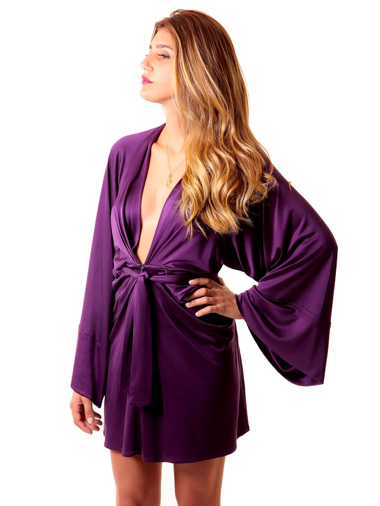 Issa Wrap-Effect Silk-Jersey Dress