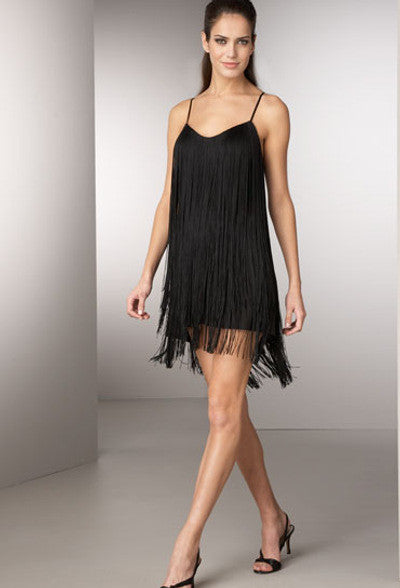 Jay Godfrey Toni Cami Fringe Dress