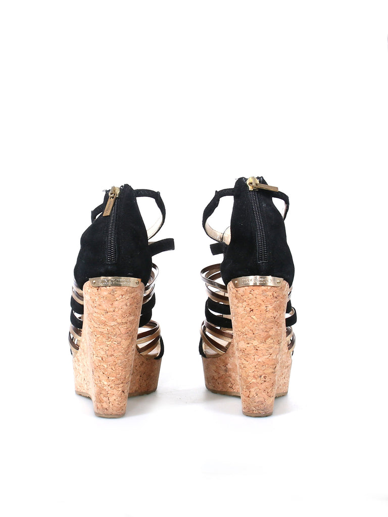 Jimmy Choo Cage Wedge Sandals