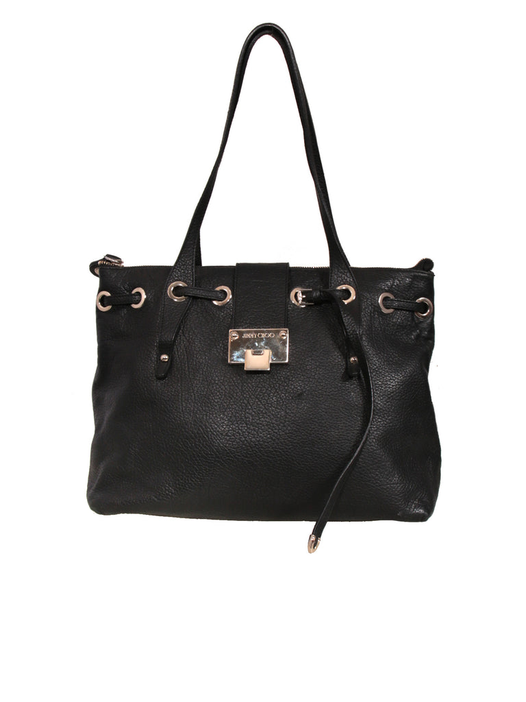 Jimmy Choo Rhea Leather Tote Bag