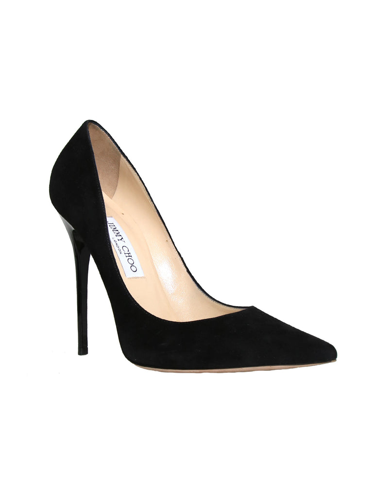 Anouk Suede Pointed-Toe Pumps
