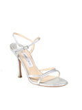 Jimmy Choo Metallic Silver Leather Sandals