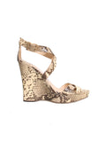 Jimmy Choo Snakeskin Wedge Sandals