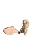 Jimmy Choo Snakeskin Wedge Sandals