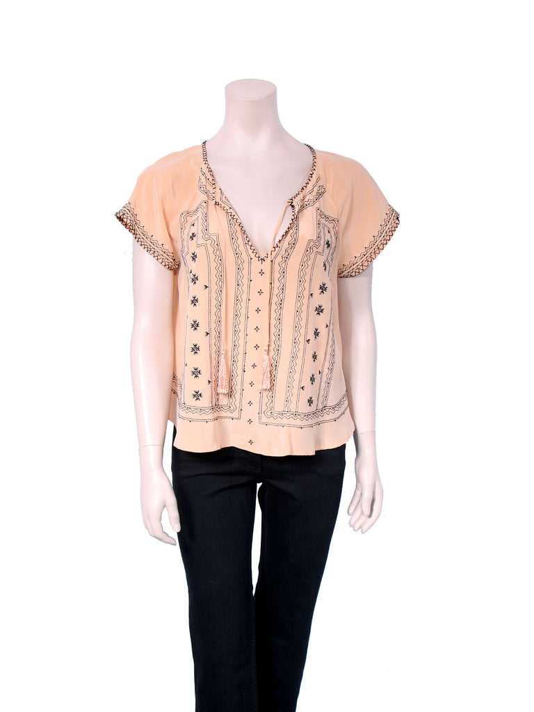 Joie Embroidered Top