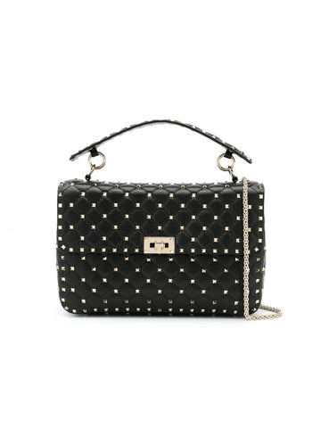 Valentino Large Rockstud Spike Leather Bag