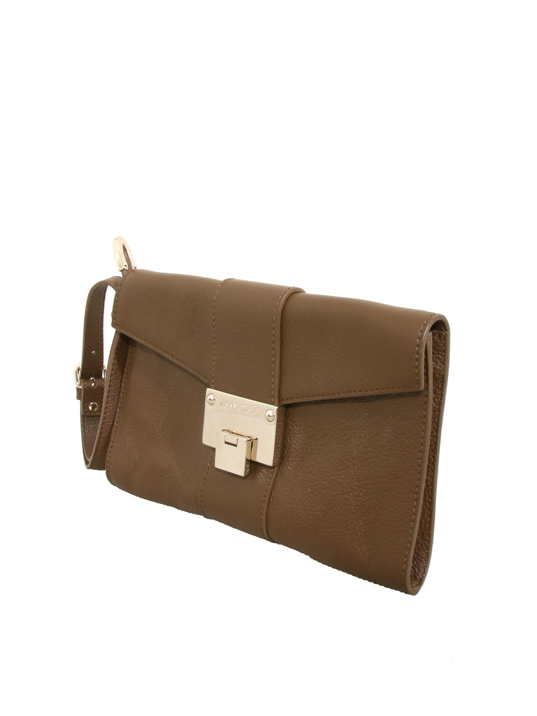 Jimmy Choo Rivera Leather Clutch Bag