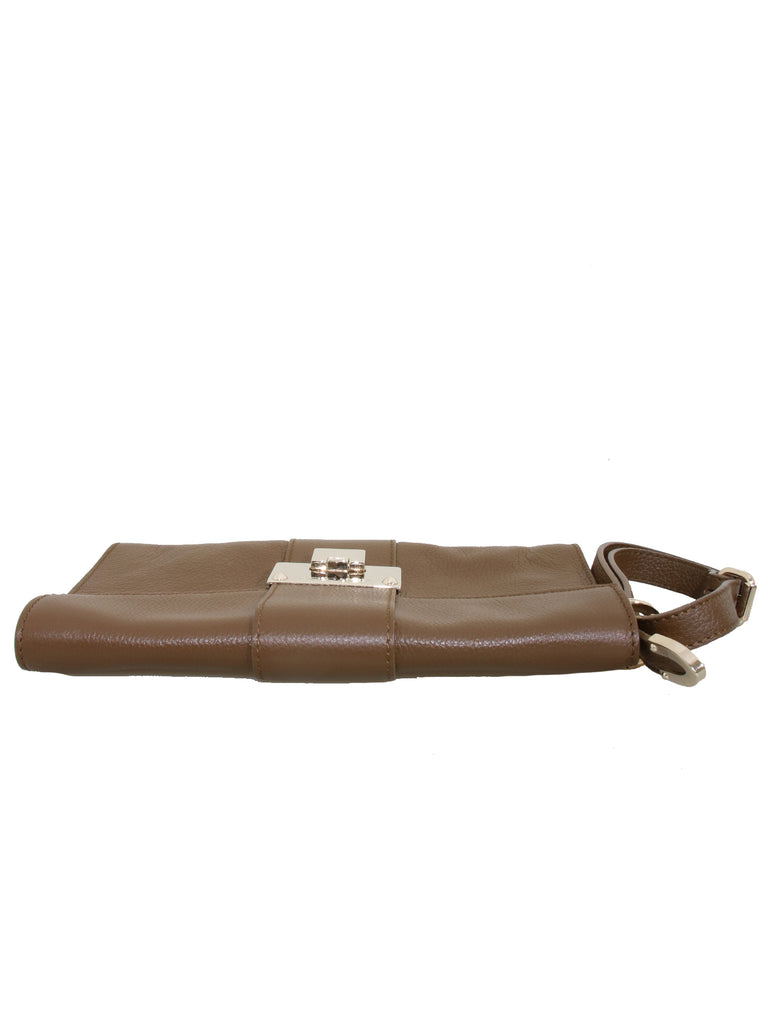 Jimmy Choo Rivera Leather Clutch Bag