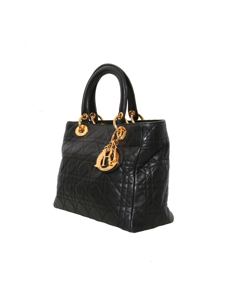 Christian Dior Medium Lady Dior Lambskin Bag