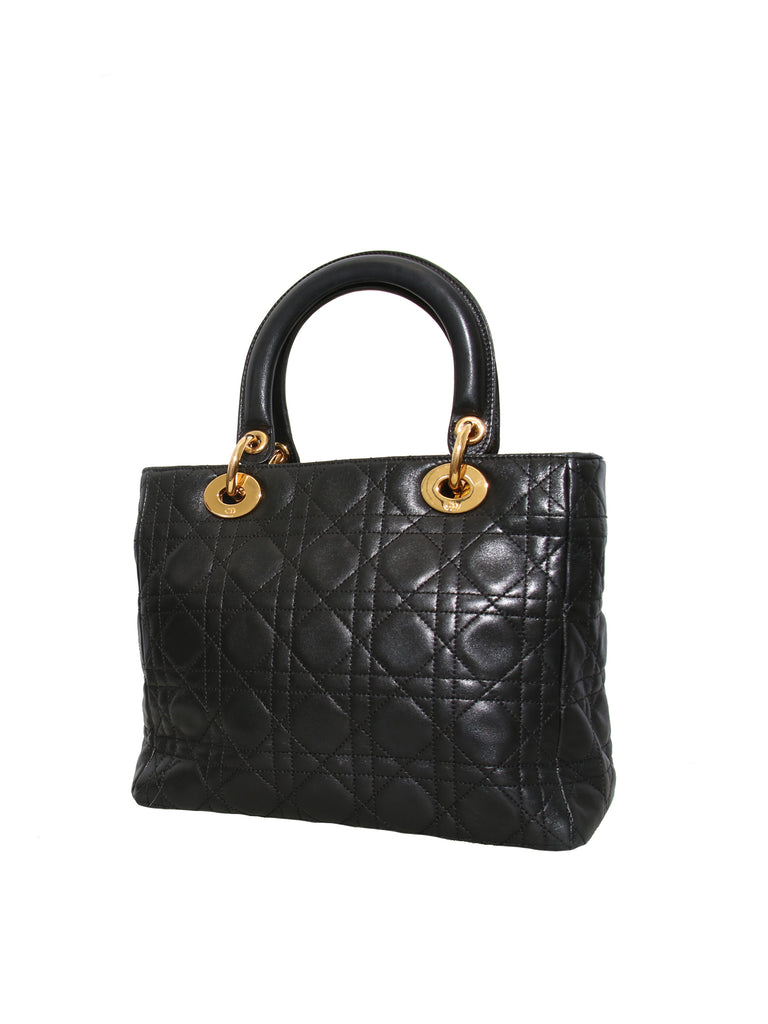 Christian Dior Medium Lady Dior Lambskin Bag