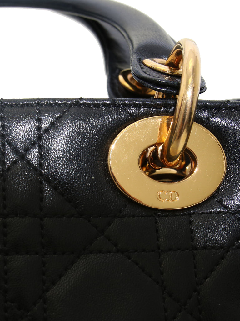 Christian Dior Medium Lady Dior Lambskin Bag