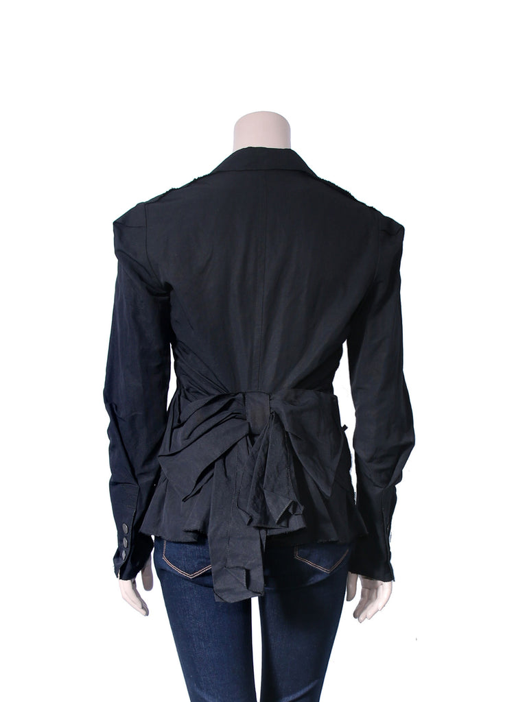 Lanvin Bow Grosgrain Blazer