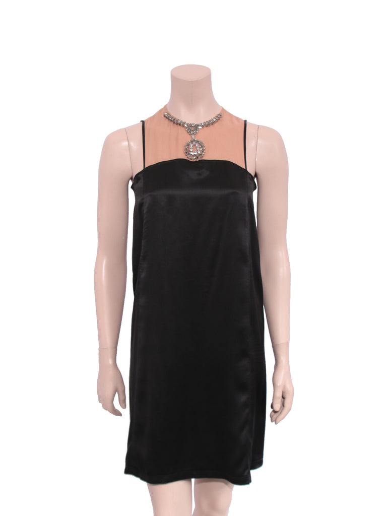 Lanvin Embellished Silk Dress