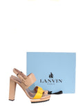 Lanvin Platform Leather Sandals