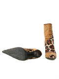 Casadei Leopard Booties