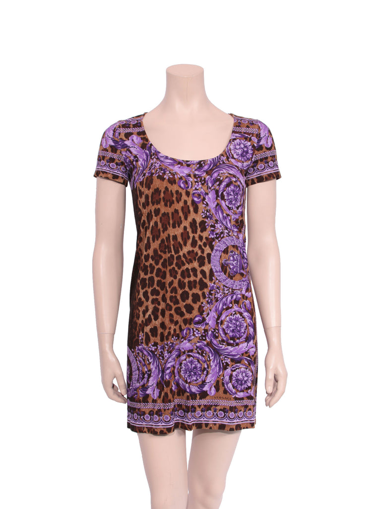 Versace Leopard Dress