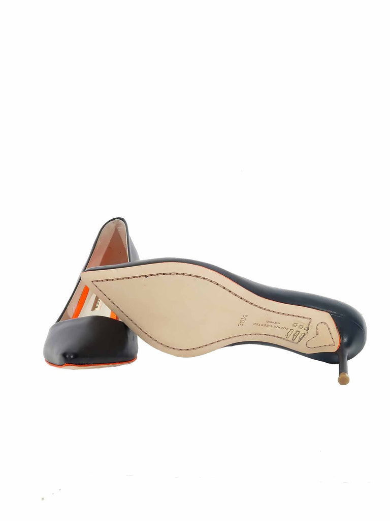 Sophia Webster Lola Pointed Leather Pumps