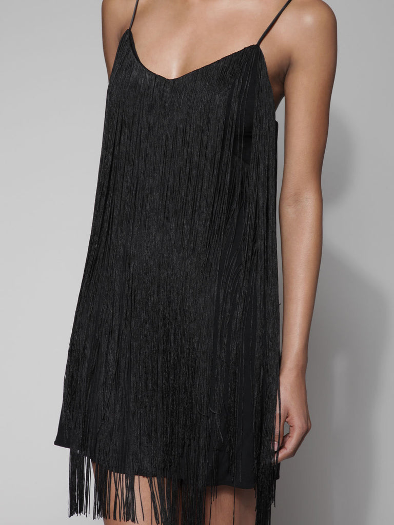 Jay Godfrey Toni Cami Fringe Dress