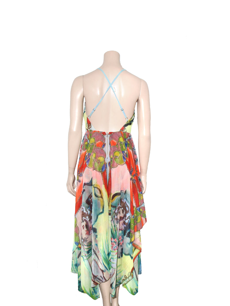 alice + olivia Orly Hankerchief Dress