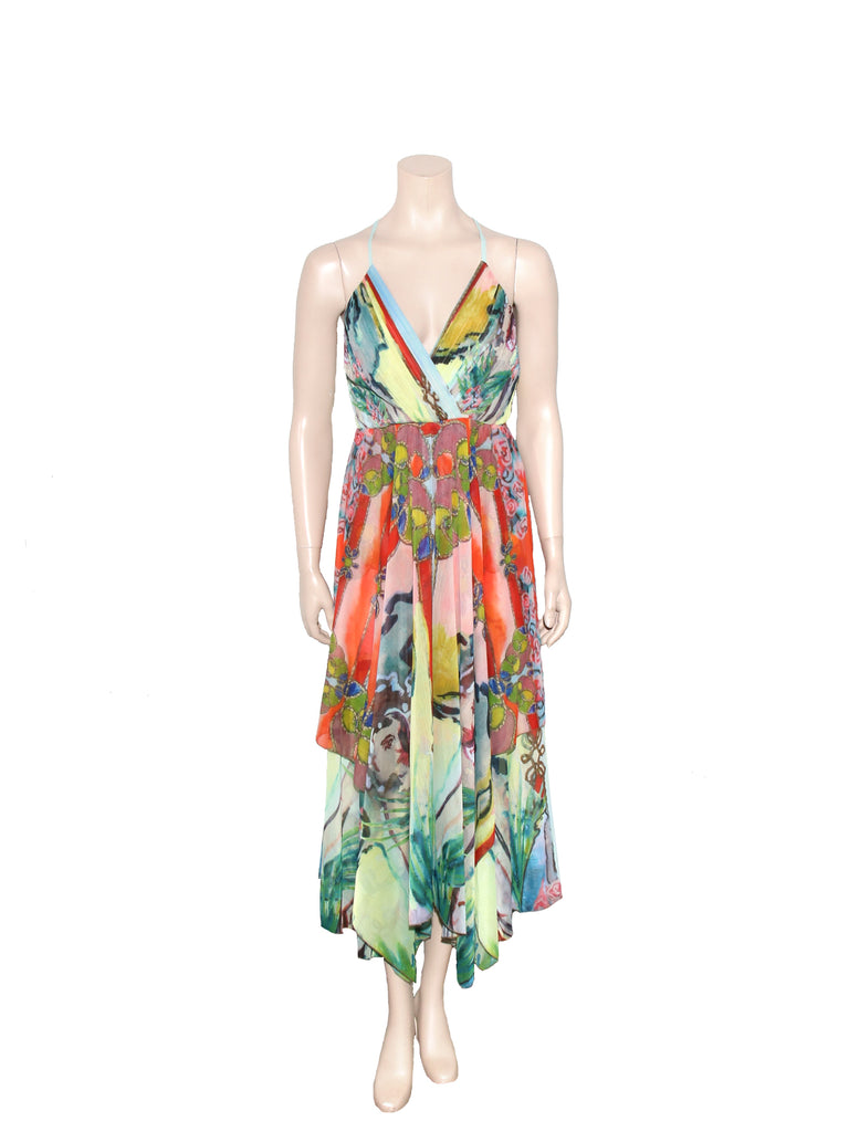 alice + olivia Orly Hankerchief Dress