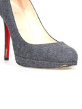 Christian Louboutin Felt Pumps