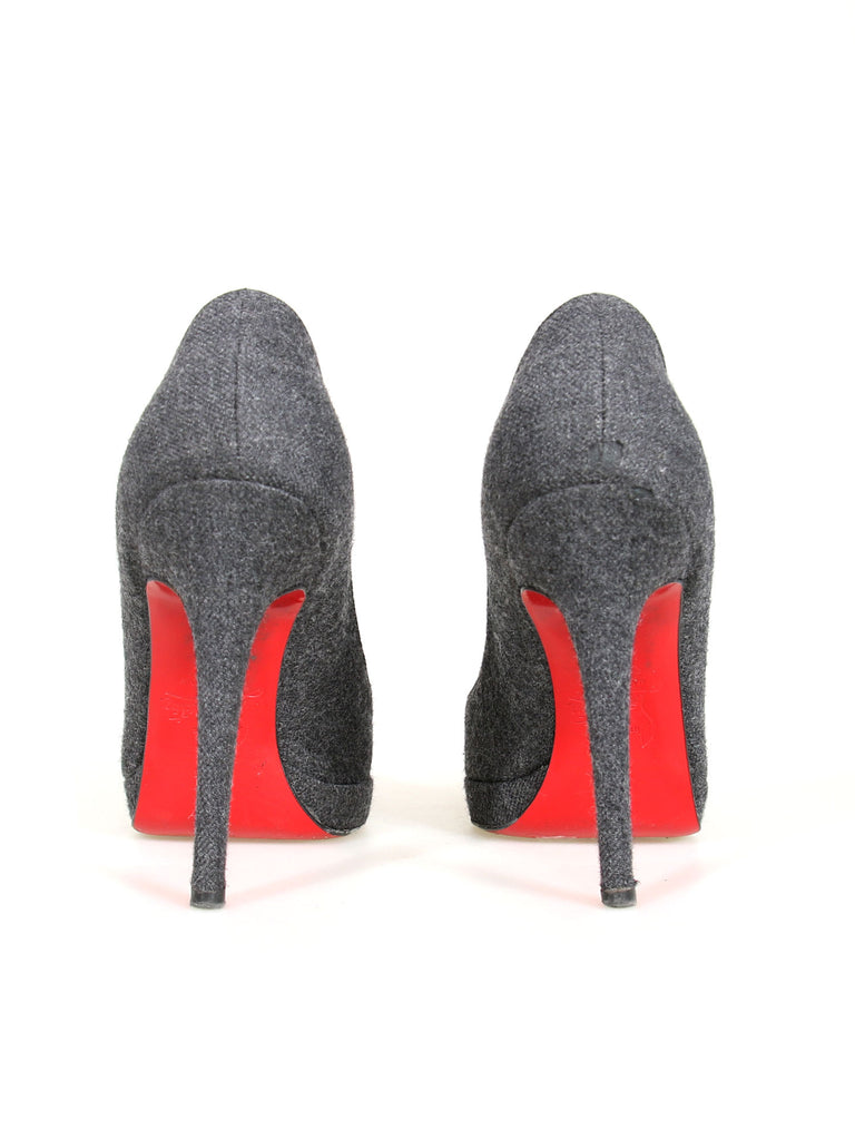 Christian Louboutin Felt Pumps
