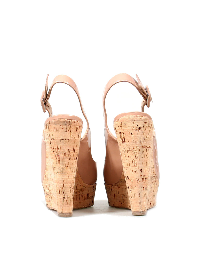 Christian Louboutin Patent Leather Wedges