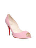 Christian Louboutin Patent Leather Peep-Toe Pumps