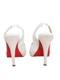 Christian Louboutin Slingback Peep-Toe Sandals