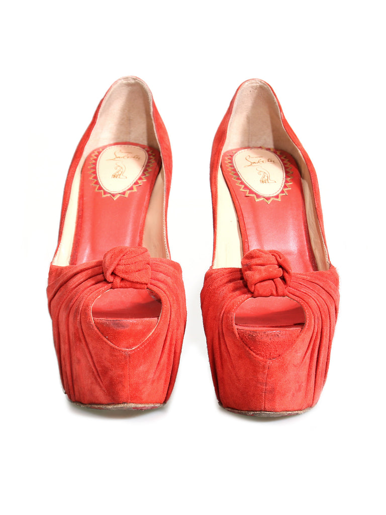 Christian Louboutin Suede Pumps