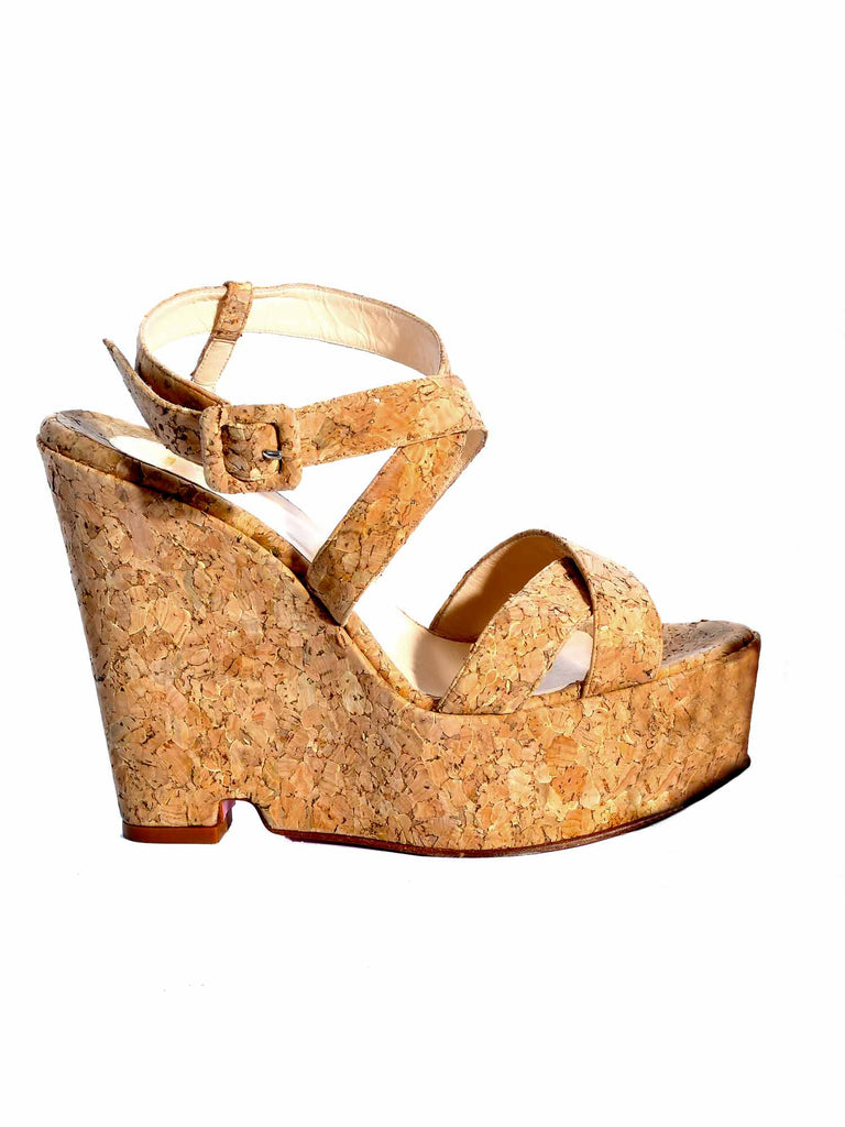 Christian Louboutin Cork Wedges