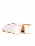 Christian Louboutin Metallic Cork Wedges