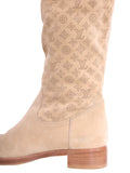 Louis Vuitton Monogram Suede Boots
