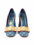 Louis Vuitton Monogram Denim Pumps