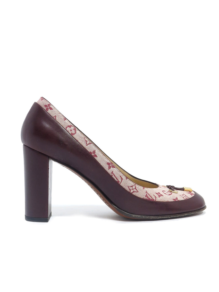 Louis Vuitton Mini Lin Pumps