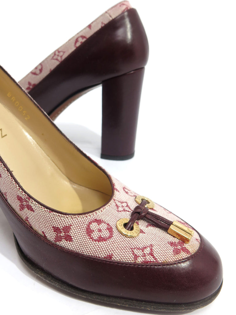Louis Vuitton Mini Lin Pumps