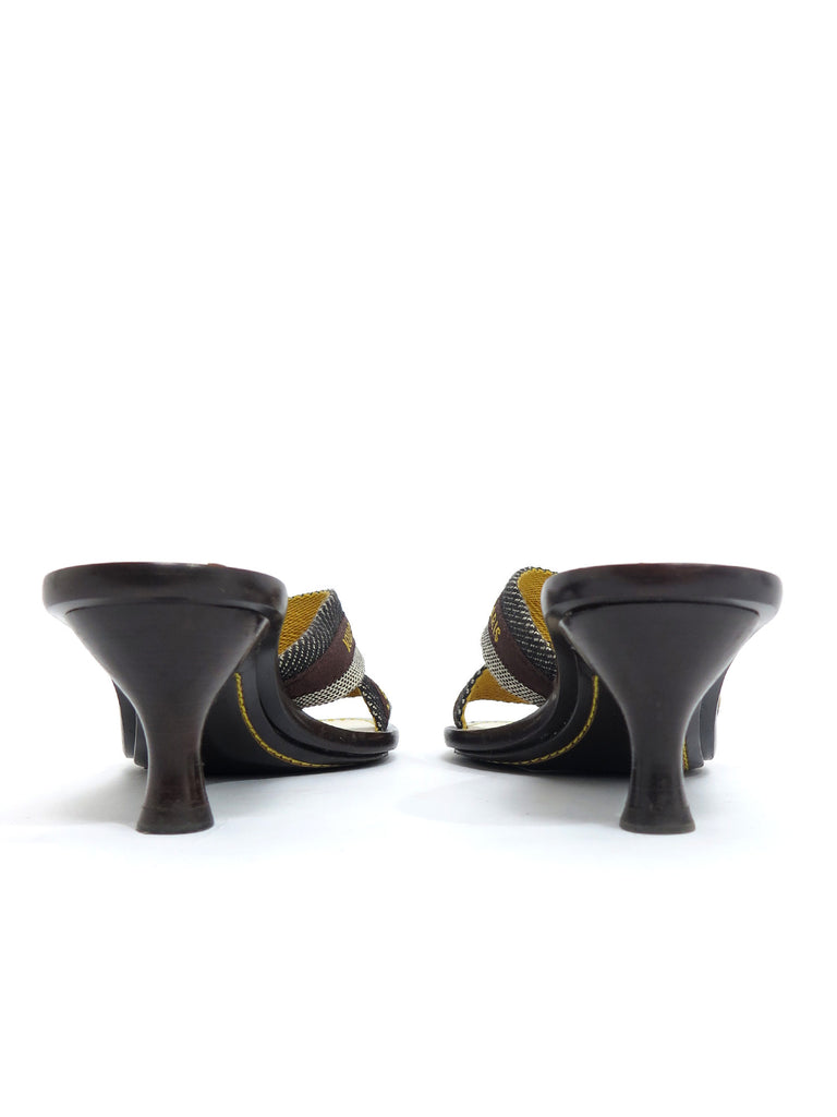 Louis Vuitton Canvas Slide Sandals