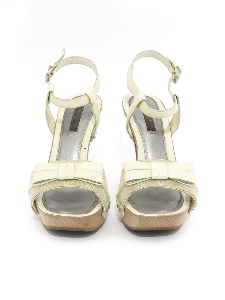 Louis Vuitton Monogram Bow Sandals